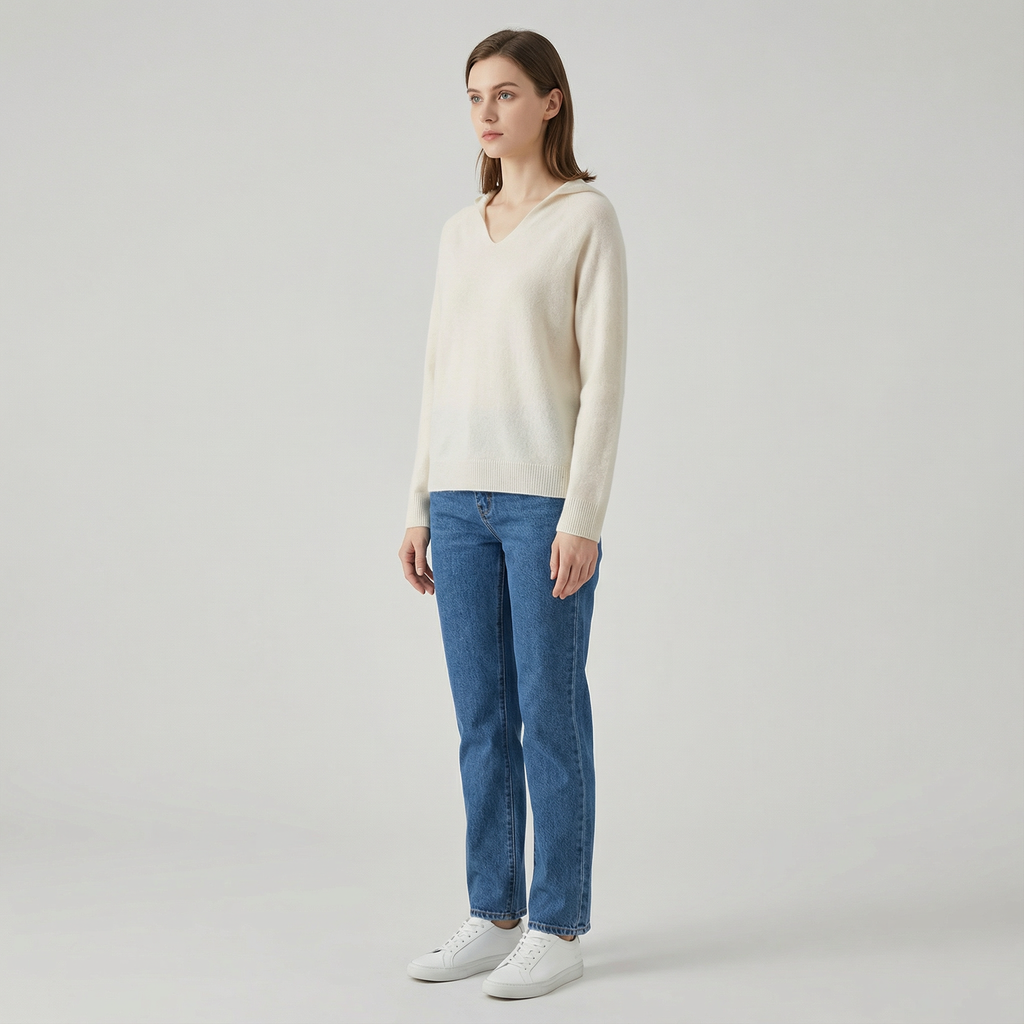 Women's Lightweight Hooded Knit Pullover