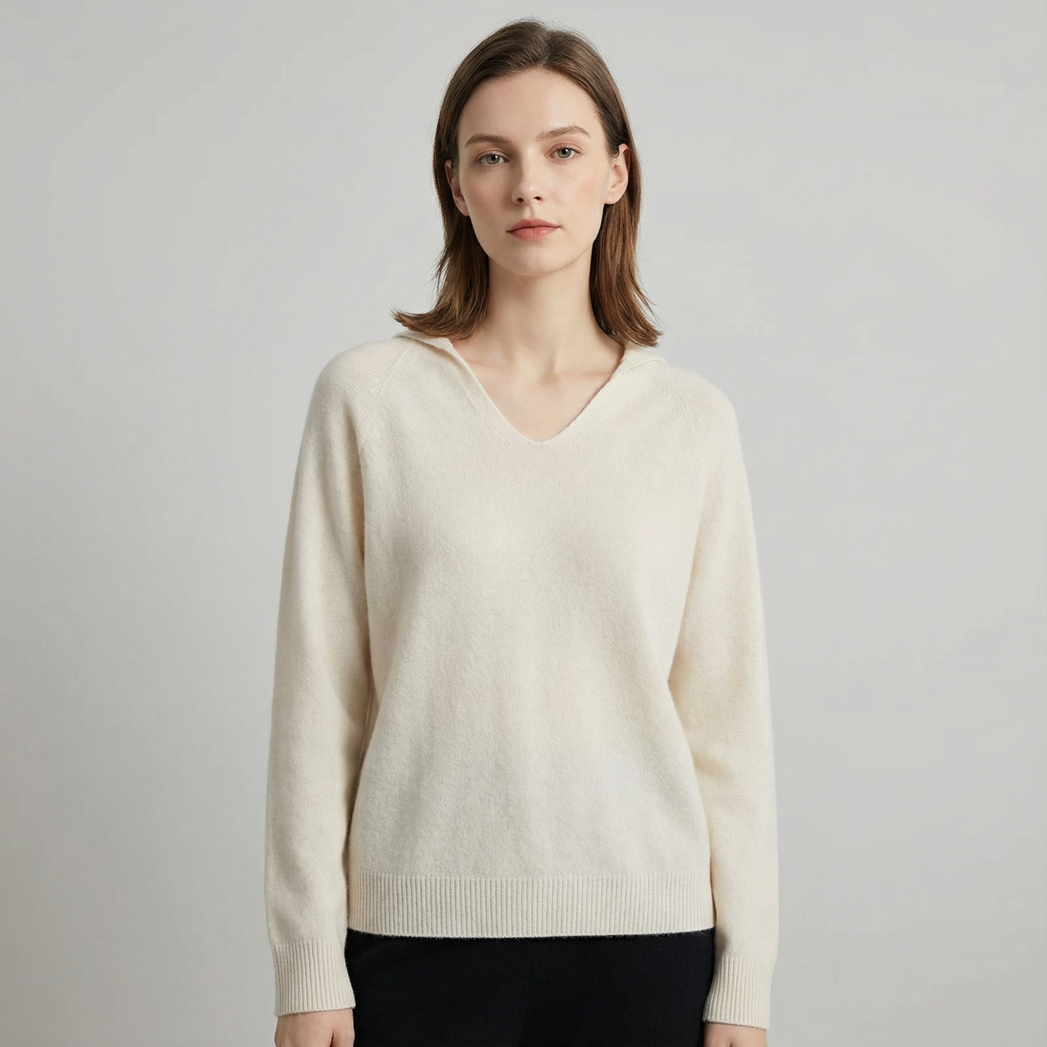 Women's Lightweight Hooded Knit Pullover