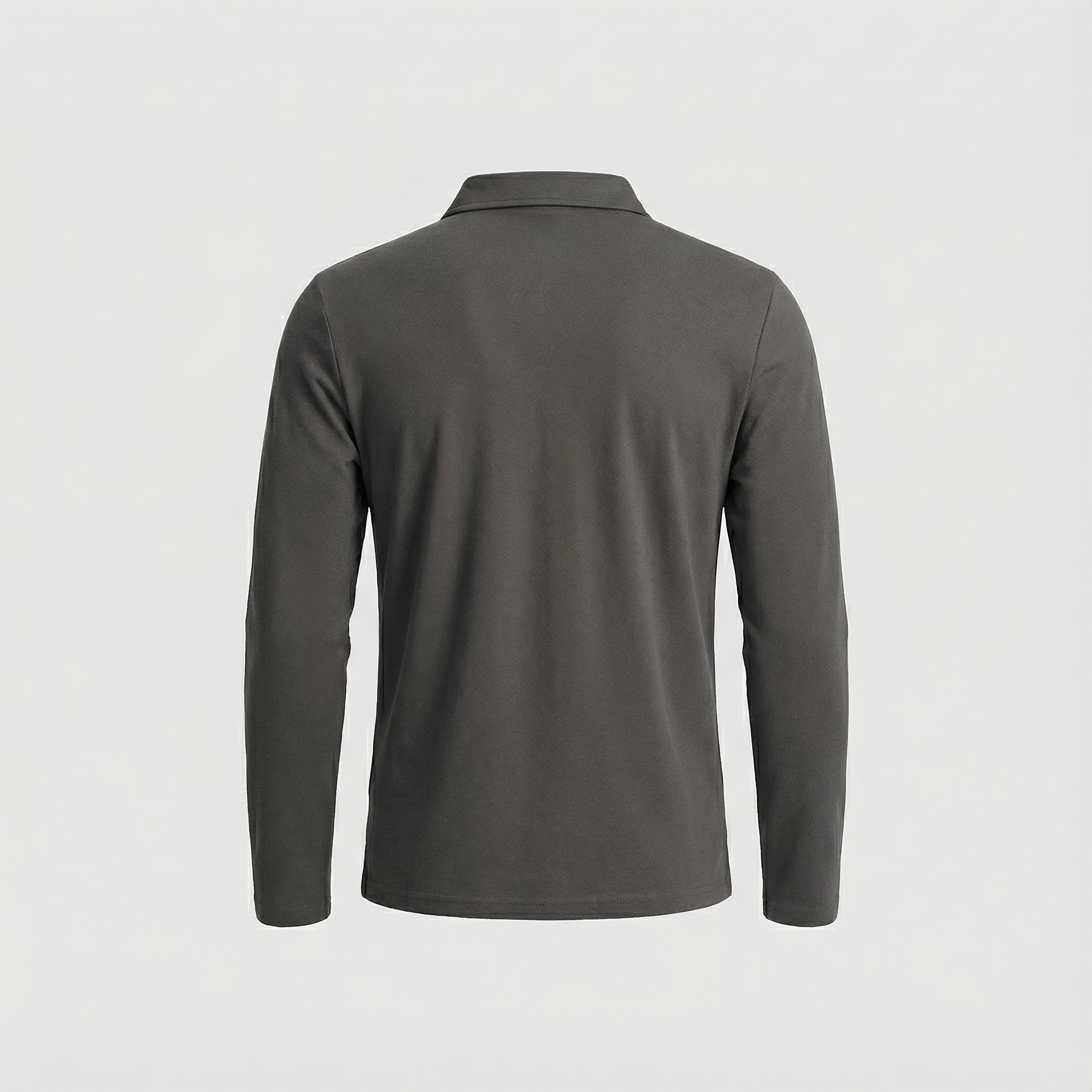 Men's Long Sleeve Knit Polo