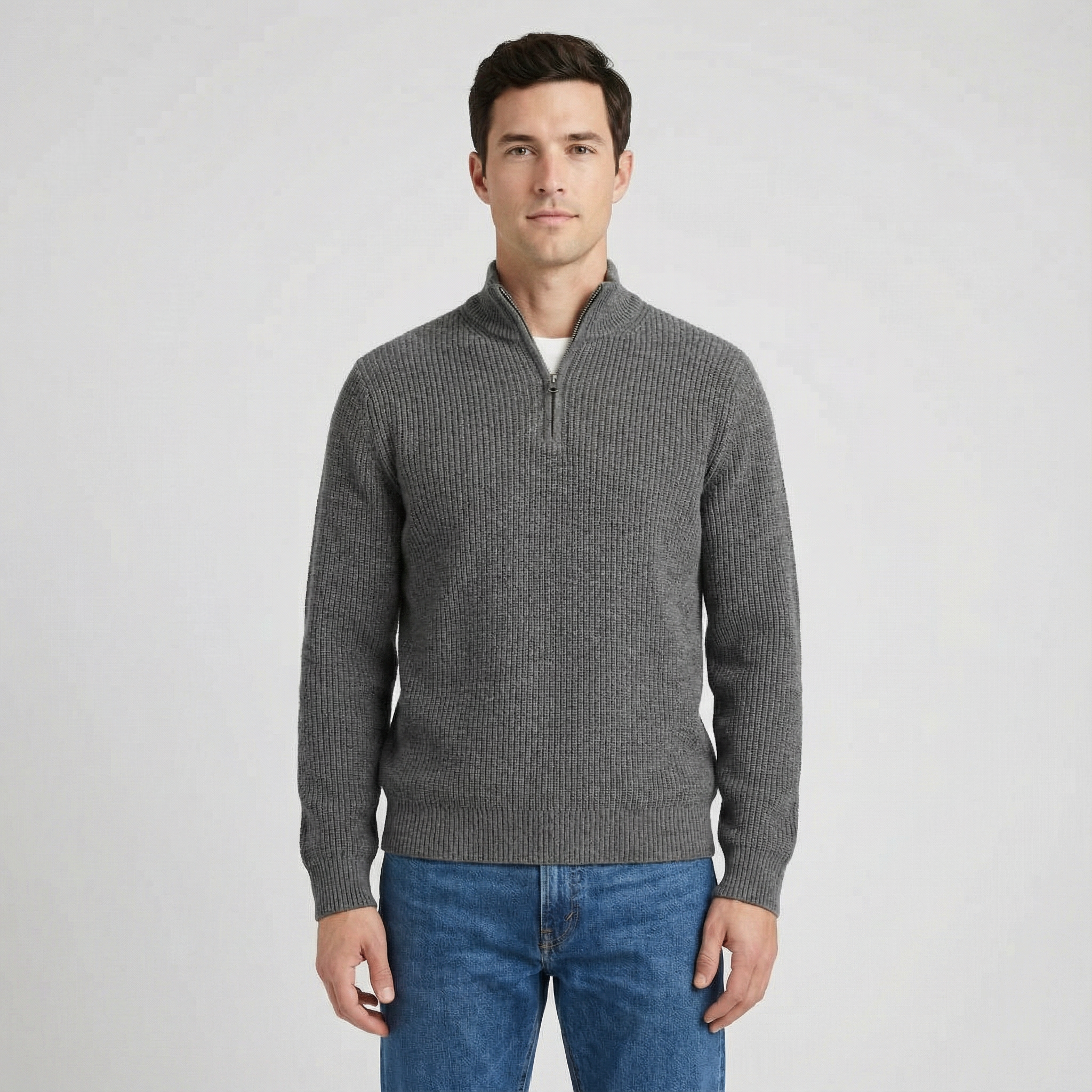 Men's Ribbed Knit Sweater