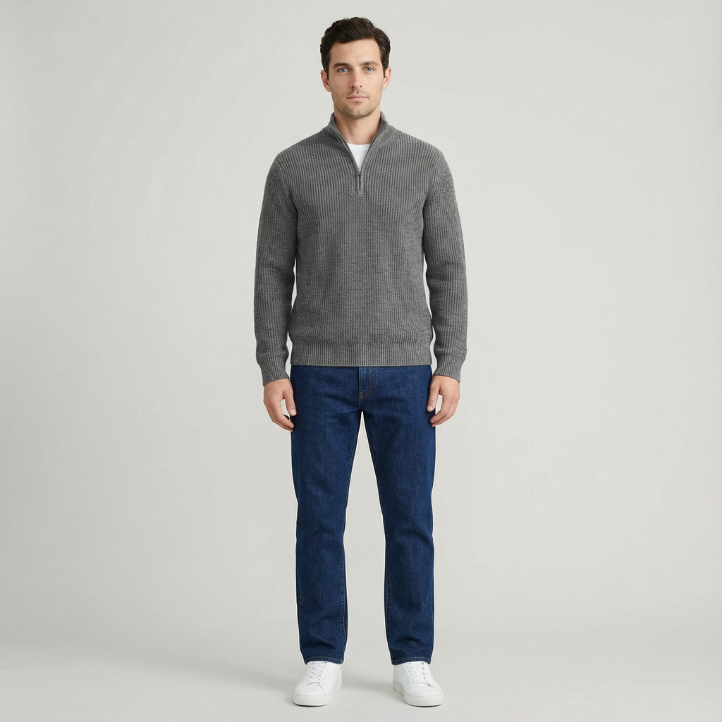 Men's Ribbed Knit Sweater